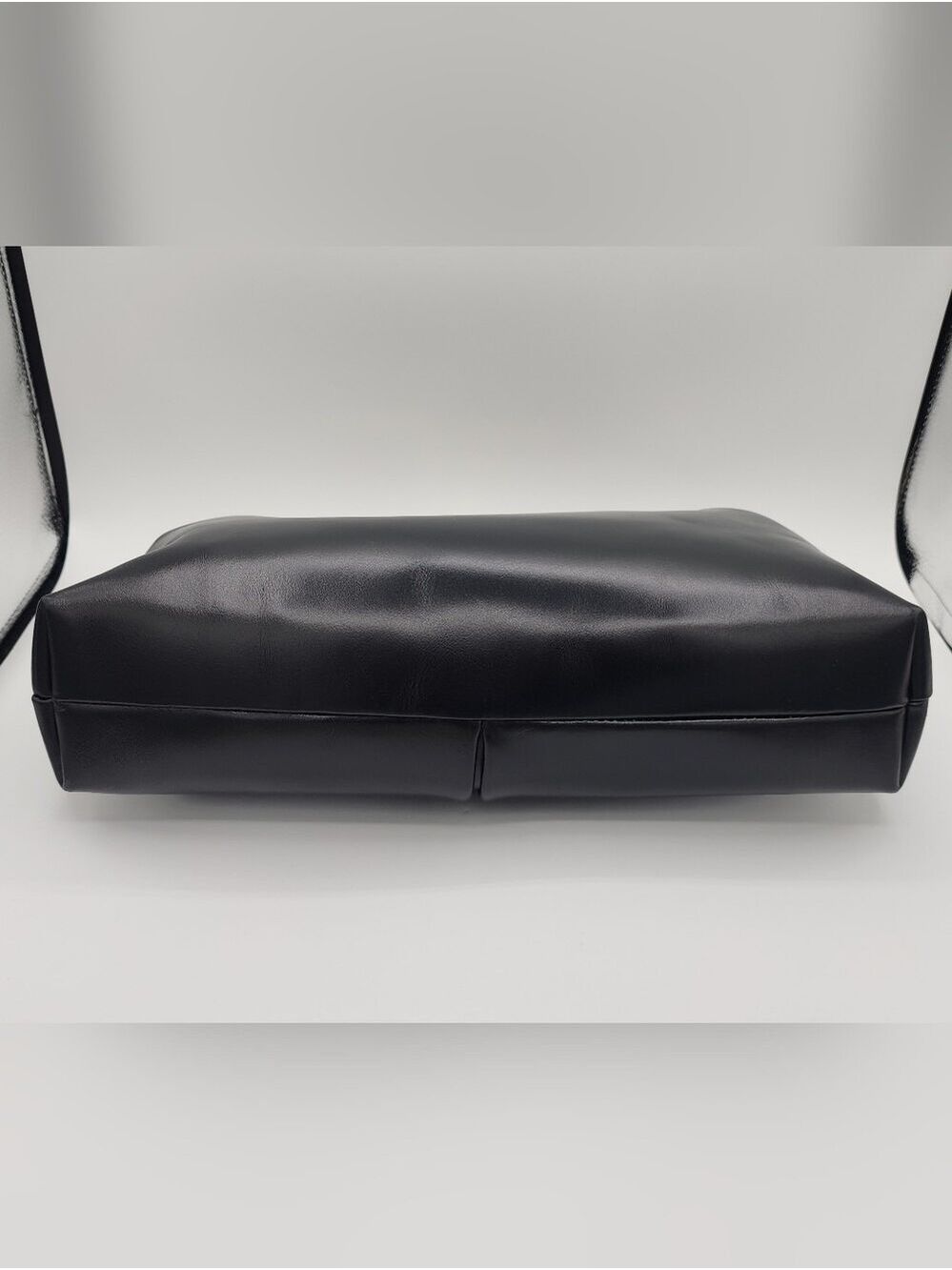 Black Leather Frame Bag #2950 - Picture 9 of 17